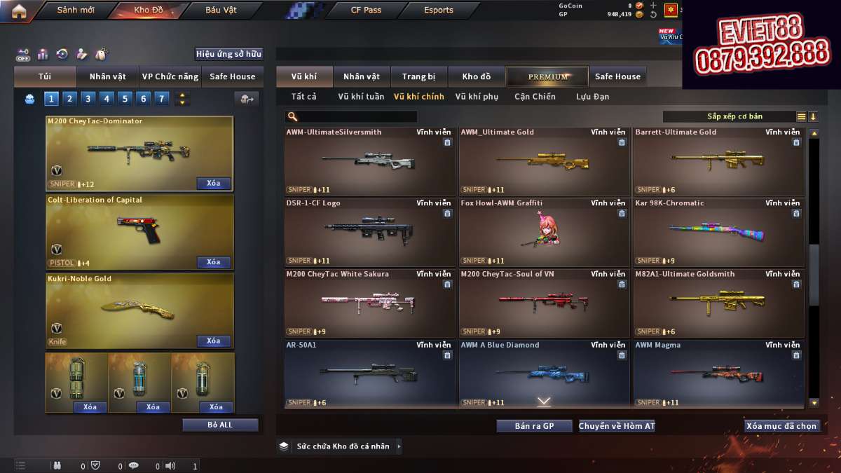 shop acc cf uy tin gia re
